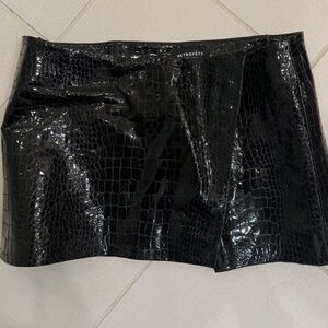 retrofete snake skin skirt